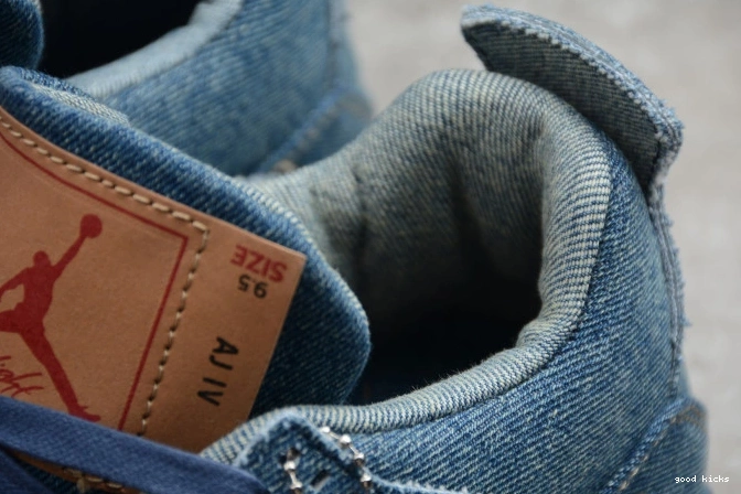 Rep AO2571-401 Levi's x Nike Air Denim Jordan 4 0822